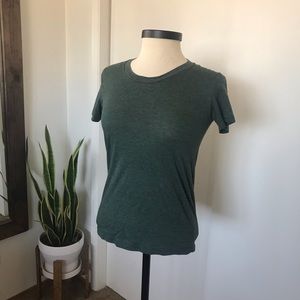 VTG American Apparel heathered green 50/50 tshirt Small